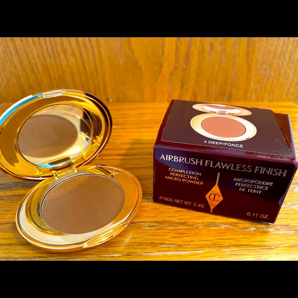 Charlotte Tillbury Mini Airbrush Flawless Finish Micro Powder (Color: 4 Deep)